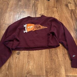 Virginia Tech Cropped Crewneck